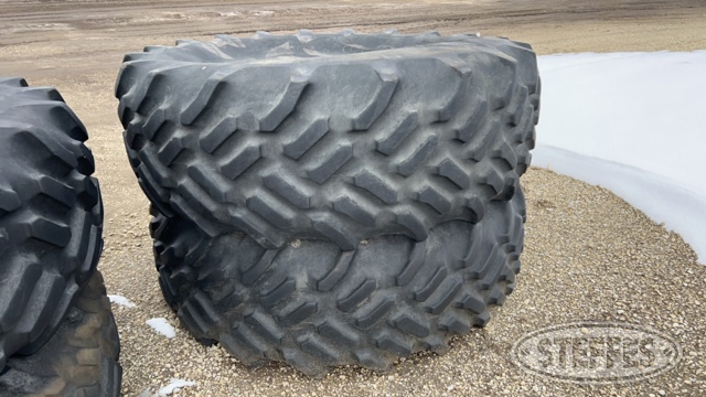 (2) Goodyear DT720 710/70R38 Tires
